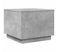 vidaXL Coffee Table with LED Lights End Table Side Tea Sofa Table Sonoma Oak