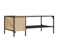 Coffee Table with Rack Hallway End Table Sofa Table Engineered Wood vidaXL