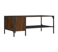 Coffee Table with Rack Hallway End Table Sofa Table Engineered Wood vidaXL