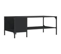 Coffee Table with Rack Hallway End Table Sofa Table Engineered Wood vidaXL