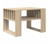 Coffee Table with Shelf with Storage Engineered Wood Modern Decor Low vidaXL