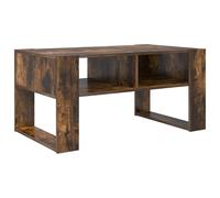 Coffee Table with Shelf with Storage Engineered Wood Modern Design vidaXL