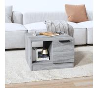 (grey sonoma) vidaXL Coffee Table Engineered Wood Couch Sofa Side Center Table Multi Colours