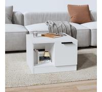 Coffee Table with Storage 2 Compartments Modern Centre Tea Table for Living Room