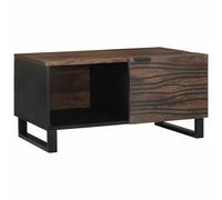 vidaXL Coffee Table Walnut 80 x 50 x 40 cm Engineered Wood - Brown, Brown