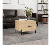 vidaXL Coffee Table Sonoma Oak 50x50x40 cm Engineered Wood