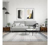 vidaXL Coffee Tables 2 pcs Smoked Oak 50x46x35 cm Engineered Wood