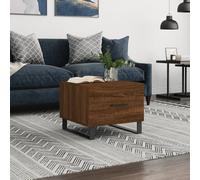 vidaXL Coffee Table Concrete Grey 50x50x40 cm Engineered Wood