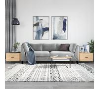 Coffee Tables 2 pcs Sonoma Oak 50x50x40 cm Engineered Wood Berkfield Home Brown One Size