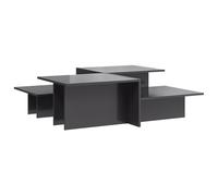 (high gloss grey) vidaXL Coffee Tables Living Room Side End Couch Table Engineered Wood 2 pcs
