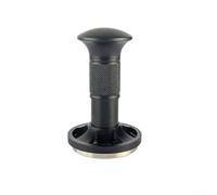 Coffee Tamper 304 Stainless Steel Flat Base with Aluminum Alloy Ergonomic Handle 90-Degree Level Tamping Scale for Espresso Machine 51mm 53.3mm 58.35mm Black(51MM)