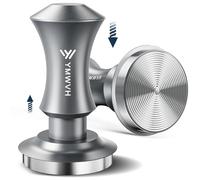 Coffee Tamper 54mm, YMWVH Premium Barista Espresso Tamper with Stainless Steel Ripple Base, 2 Spring Loaded Tampers Constant 30lb, 53.3mm Tampers Compatible Breville Sage Coffee Machine