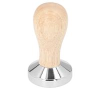 Coffee Tamper, Flat Bottom Detachable Coffee Powder Hammer Ground Tamper Coffee Press For Ground Coffee Wooden Handle For Home and Office, Machines Accessory (49mm)