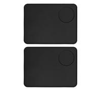 Coffee Tamper Mat 2 Pack | Grip - Enhancing Silicone Tamping Pad for Coffee Bar/Home | Food Grade, Easy to Maintain, 20x15cm