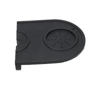 Coffee Tamper Pad Silicone Anti Slip Tamper Mat Soft Harmless Corner Tamping Mat for Household (Black)
