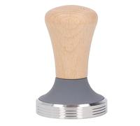 Coffee Tamper Professional Calibrated Coffee Press Tool with Ergonomic Handle for Baristas and Home Brewers Stainless Steel Base Beech Wood Handle 88mm Height (51mm)