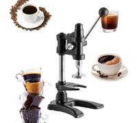 Coffee Tamper, Stainless Steel 58mm Powder Distributor with Labor-Saving Handle for Even Pressing, Ideal for Home, Office, Camping and Travel