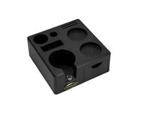 Coffee Tamper Station Portafilter Holder 51mm 54mm 57mm 58mm Compatible for Delonghi Breville Espresso Accessories Barista Tool(58mm Black)