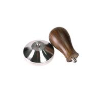 Coffee Tamper Wooden Stainless Steel Base,Compatible for Delonghi 51mm 53mm 57mm 58.5mm ,Espresso Machine Accessories Barista Tools(53mm,F)
