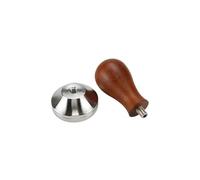 Coffee Tamper Wooden Stainless Steel Base,Compatible for Delonghi 51mm 53mm 57mm 58.5mm ,Espresso Machine Accessories Barista Tools(53mm,E)