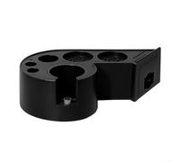 Coffee Tamping Station for Various Espresso Machines with Easy Accessory Storage (Black)