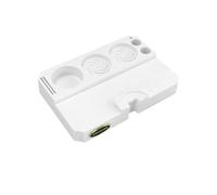 Coffee Tamping Station Stand Portafilter Holder 51MM 54MM 58MM ABS Compatible for Delonghi Breville Lelit Espresso Accessories Barista Tool(White Station)