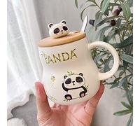 Coffee Tea Cups Breakfast Milk Mugs Ceramic Water Cup Cute Cartoon Panda Mug 400ML A