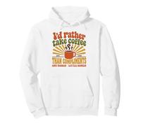 Coffee Than Compliments Amy March Little Women Quote Pullover Hoodie