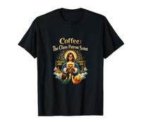 Coffee The Class Patron Saint Teacher Caffeine Novelty T-Shirt