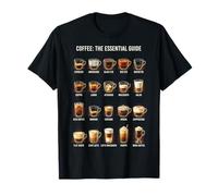 Coffee The Essential Guide Barista Espresso Types T-Shirt