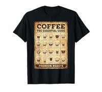 Coffee The Essential Guide Barista Espresso Types T-Shirt