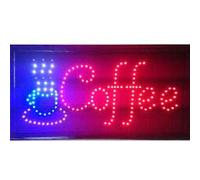 = COFFEE = THE ORIGINAL SSS® LED SIGN FLASHING Bright Animated POWERFUL NEON HANGING CHAIN FRONT SHOP DISPLAY