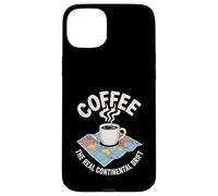 Coffee The Real Continental Drift Funny Coffee Map Case for iPhone 15 Plus