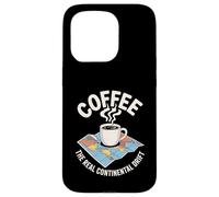 Coffee The Real Continental Drift Funny Coffee Map Case for iPhone 15 Pro