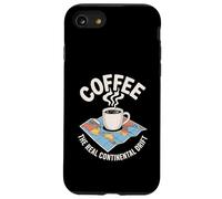 Coffee The Real Continental Drift Funny Coffee Map Case for iPhone SE (2020) / 7 / 8
