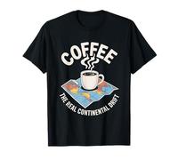 Coffee The Real Continental Drift Funny Coffee Map T-Shirt