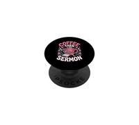 Coffee Then Sermon Pastor Daily Routine Faith PopSockets Adhesive PopGrip