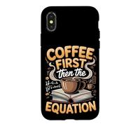 Coffee Then the Equation Algebra Teacher Case for iPhone X/XS