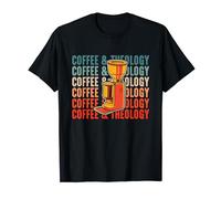 Coffee & Theology Anthropologist Priest Seminary Theology T-Shirt