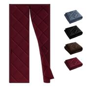Coffee Thermal Insulated Door Curtain Magnetic Door Curtain Cover For Patio Screen Door 60 65 70 75 80 100 120 160 200cm Weatherproof Winters Doors Insulation Keep Cold Air Out(Wine Red,140x215cm)