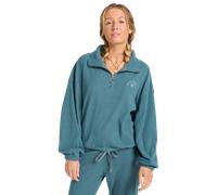 Coffee Time 1/4 Zip Sweatshirt in Slate Bue