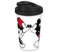 Coffee to Go Mug Mickey Kiss Sketch Red 400 ml