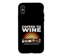 Coffee To Wine Everything In Between Was Fine Case for iPhone X/XS