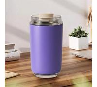 Coffee Travel Mug 240ml - Stainless Steel Insulated Reusable Cup with Leakproof Lid, Double-Walled Thermal Flask for Hot & Cold Drinks - Eco-Friendly Tumbler for Office, Commute & Travel (Blue)