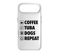 Coffee Tuba Dogs Repeat Life Simple Basic Icons Case for iPhone Air