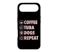 Coffee Tuba Dogs Repeat Life Simple Basic Icons Case for iPhone Air
