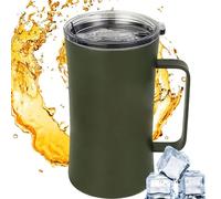 Coffee Tumbler, Drinking Cup with , 600 ml Multifunctional Splash-Proof Tumbler, Premium Quality Portable Compact Ideal for Hiking, Workplace, Camping, Travel Use
