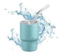 Coffee Tumbler Stainless Steel Portable Water Drinkware Beverage Container | Stainless Steel Leakproof BPA Free Reusable Vacuum Insulation Double Wall Travel Car Cup Holder for Outdoor Camping Tri Blue