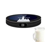 Coffee Warmer,3 Temperature Settings Hot Drinks Heater,Plug-in Auto Shut Off Coffee Cup Heater - for Kitchen Bedroom Workplace Travel During Lunch Home