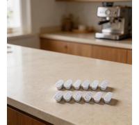 Coffee Water Filter 12pcs Non-Woven Replacement for NJ ES601 ES655 ES701 - Efficient Impurity Removal Clean Brew System Easy Install 54x30x35mm